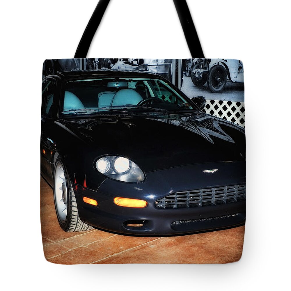 1997 Aston Martin Db7 Tote Bag featuring the photograph 1997 Aston Martin DB7 by Klm Studioline