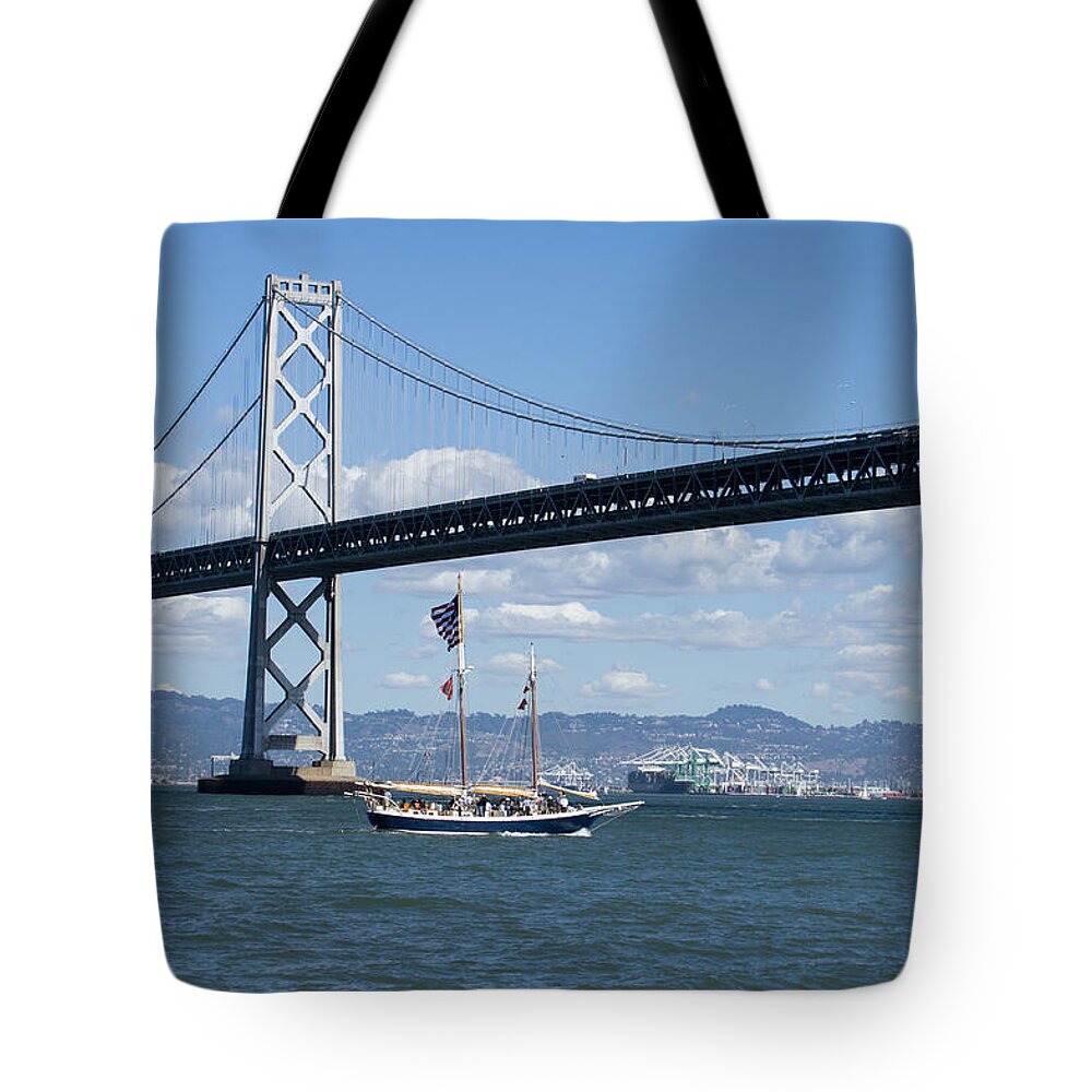 Americas Tote Bag featuring the photograph America's Cup 2013 #1 by Weir Here And There