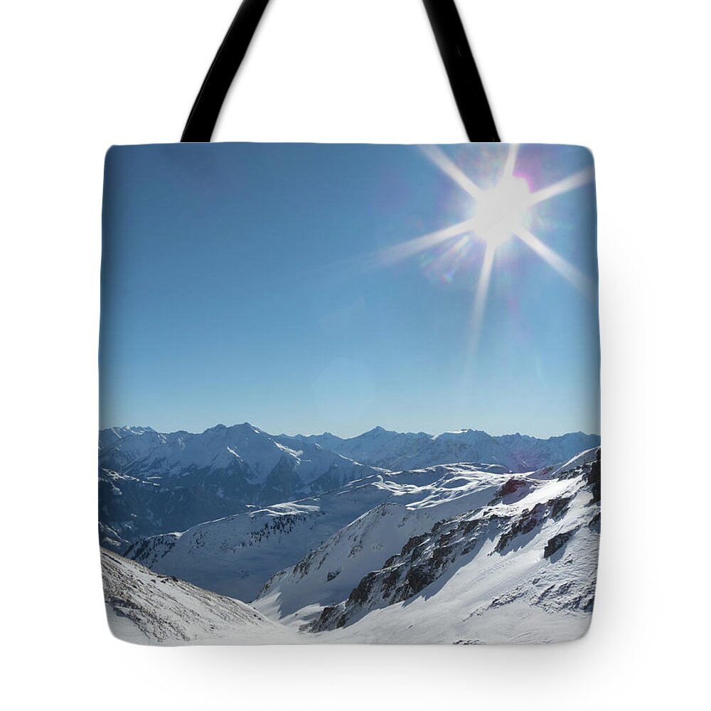 Scenics Tote Bag featuring the photograph Austria, Zillertal, Mountain Landscape #2 by Johannes Kroemer