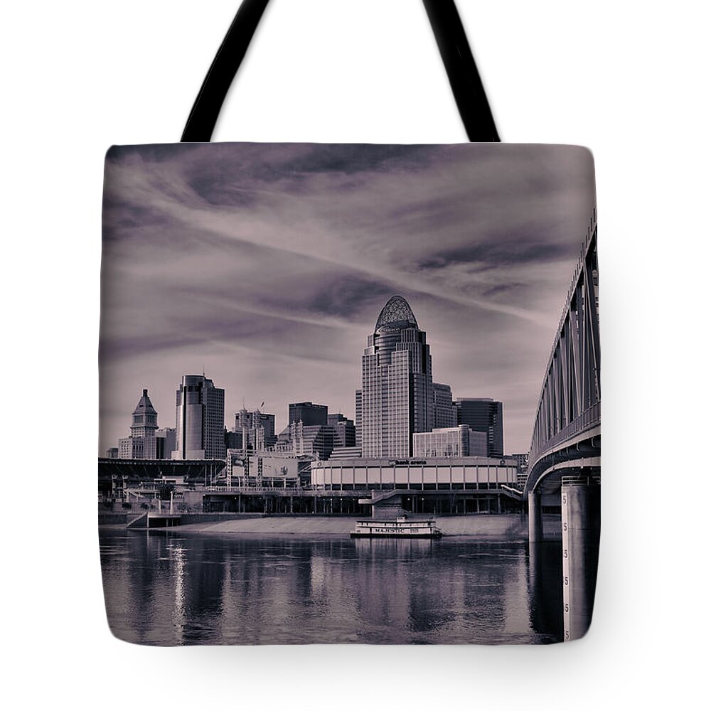 Cincinnati Tote Bag featuring the photograph Cincinnati #2 by Ron Pate