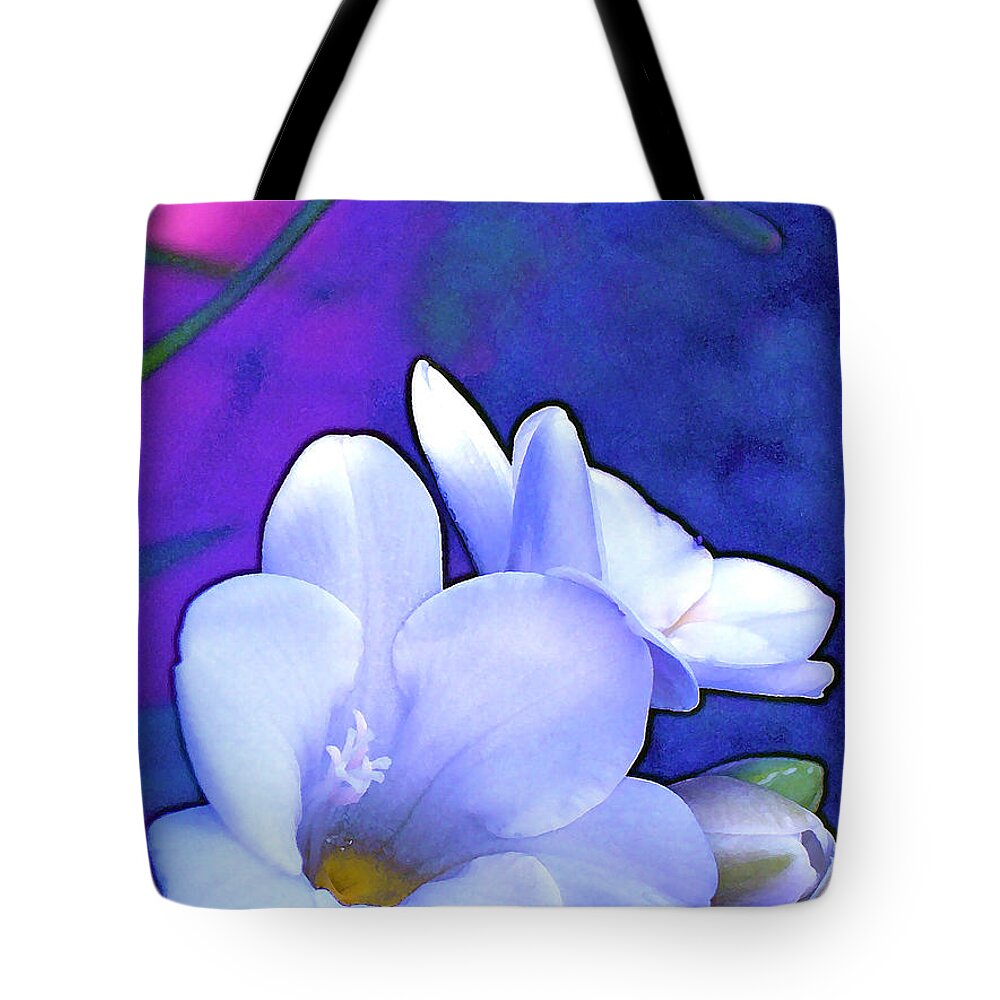 Flowers Tote Bag featuring the photograph Color 4 #2 by Pamela Cooper