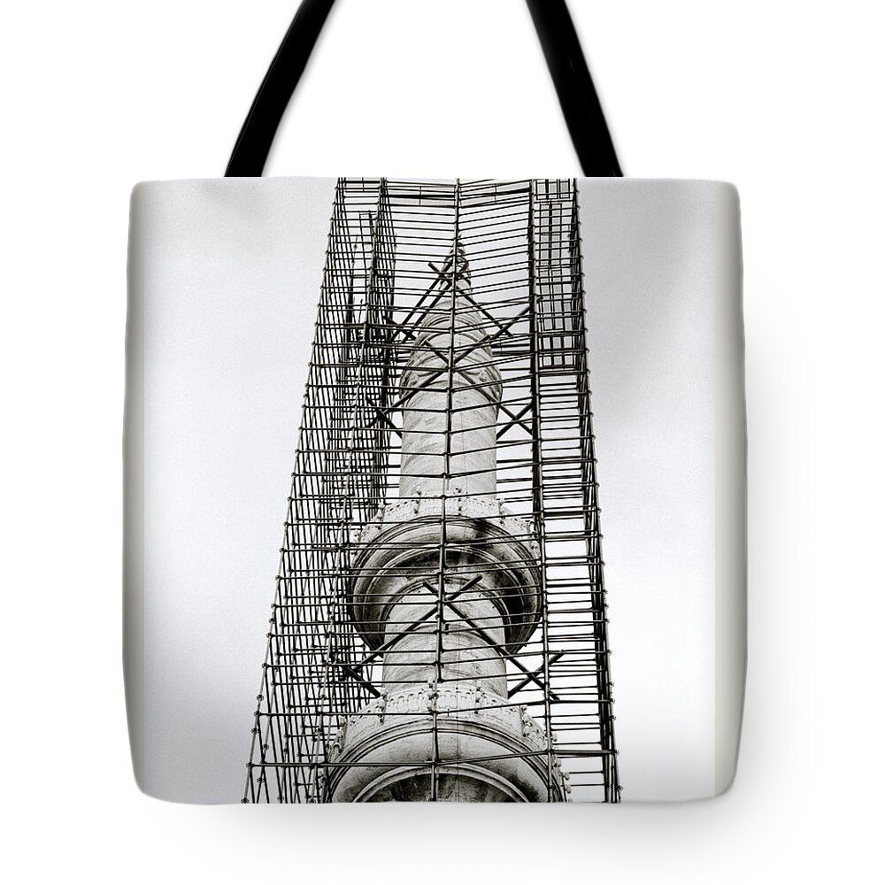 Geometry Tote Bag featuring the photograph Construction #2 by Shaun Higson
