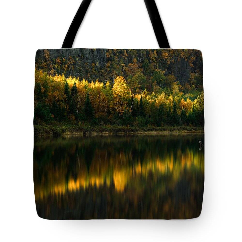 Aboriginal Tote Bag featuring the photograph Crescent Reflection #2 by Jakub Sisak