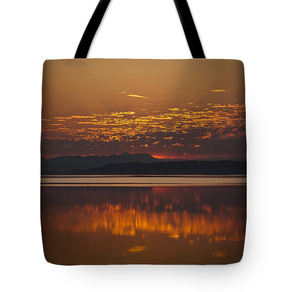 Landscape Tote Bag featuring the photograph Early Morning Calm by Ron Roberts