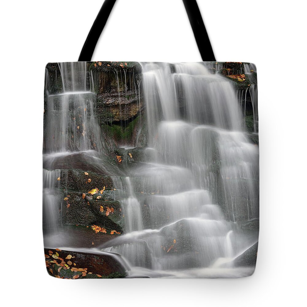Scenics Tote Bag featuring the photograph Elakala Falls #2 by Aimintang