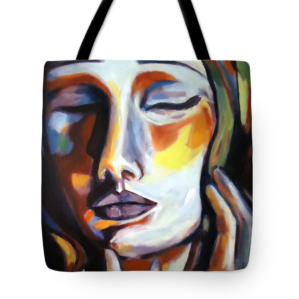 Art Tote Bag featuring the painting Emotion by Helena Wierzbicki