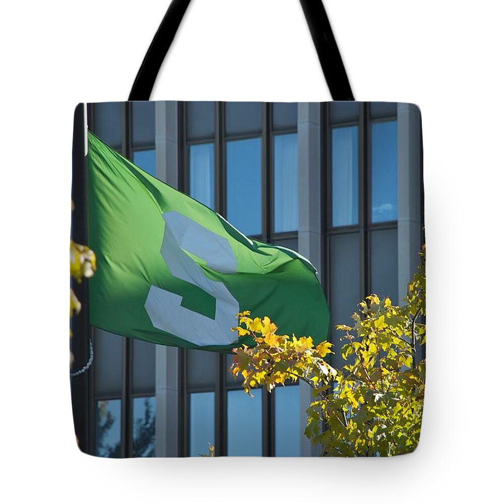 Fall Tote Bag featuring the photograph Flag #2 by Joseph Yarbrough