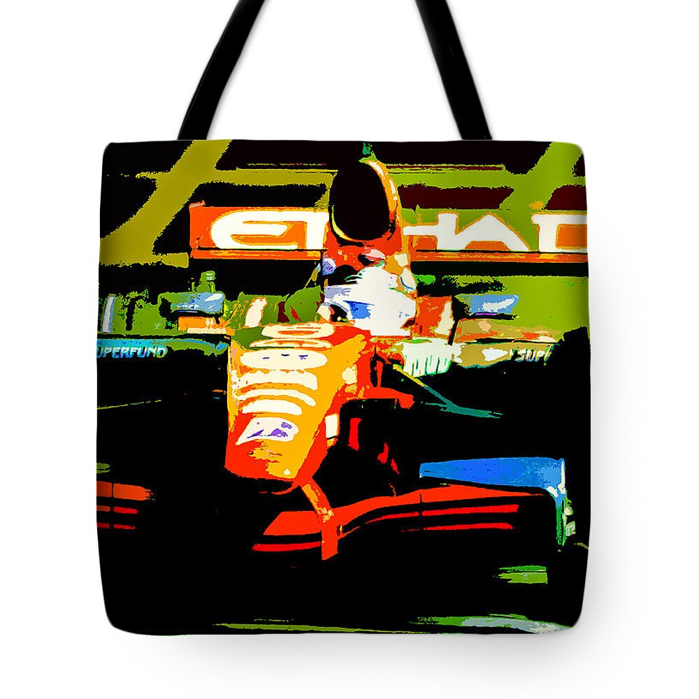 Racing Tote Bag featuring the photograph Formula One by Michael Nowotny