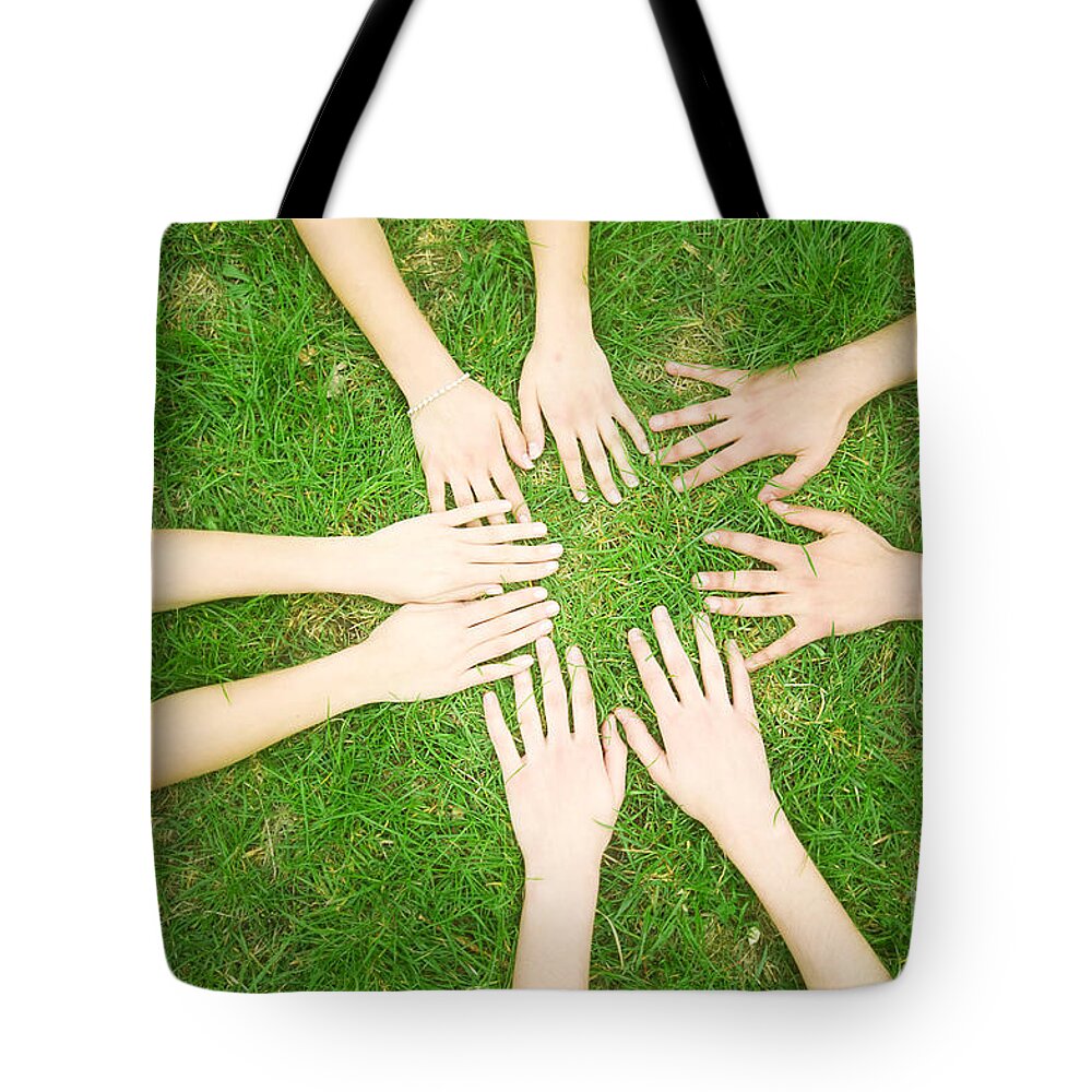 Active Tote Bag featuring the photograph Friends united #2 by Michal Bednarek