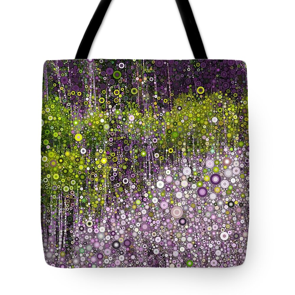 Digital Tote Bag featuring the digital art Just Beyond Emerald City by Linda Bailey