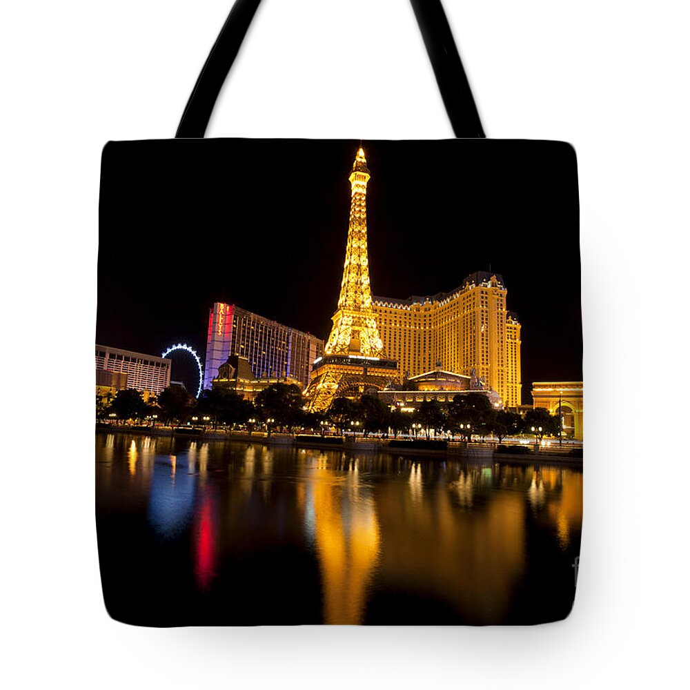 Las Vegas Tote Bag featuring the photograph Las Vegas Nightlife #2 by Anthony Totah