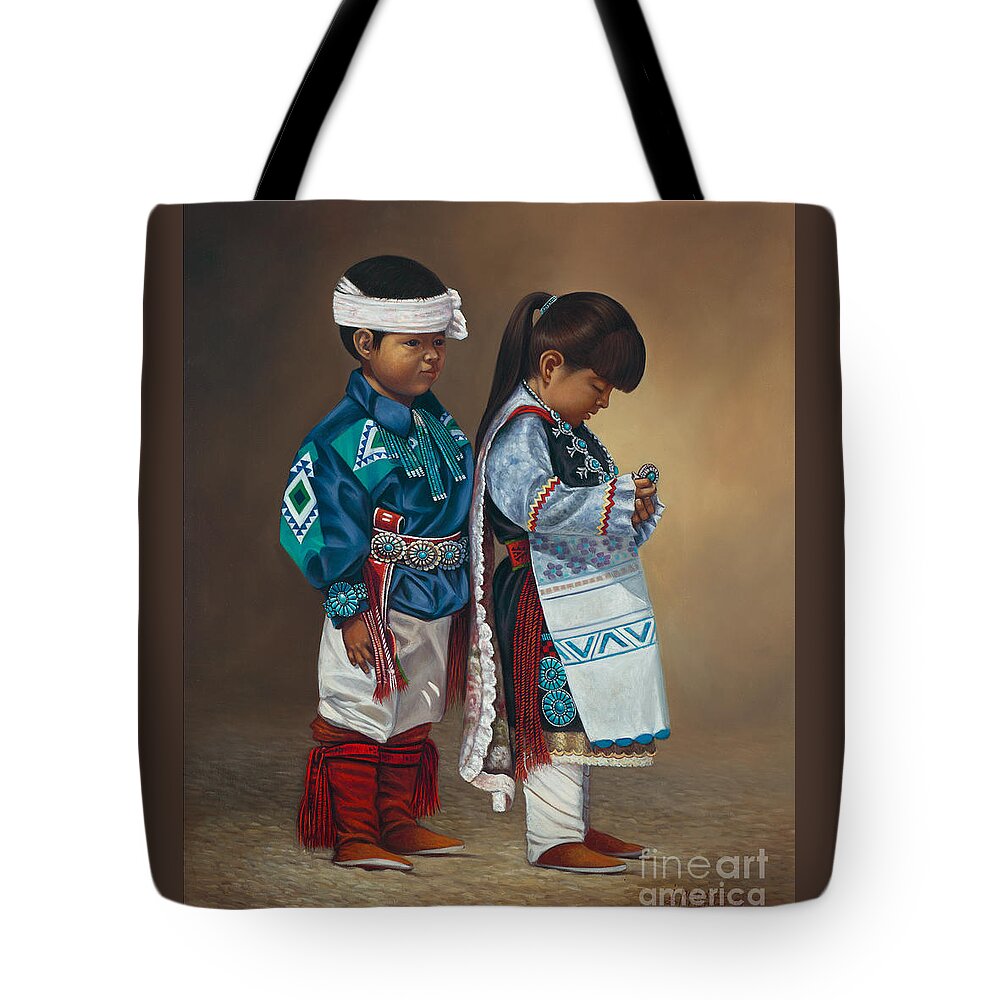 Legacy Tote Bag featuring the painting Legacy by Ricardo Chavez-Mendez