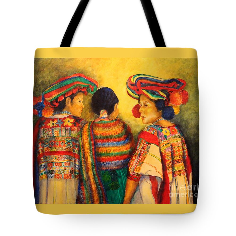 Mexico Tote Bag featuring the painting Mexican Impression by Dagmar Helbig