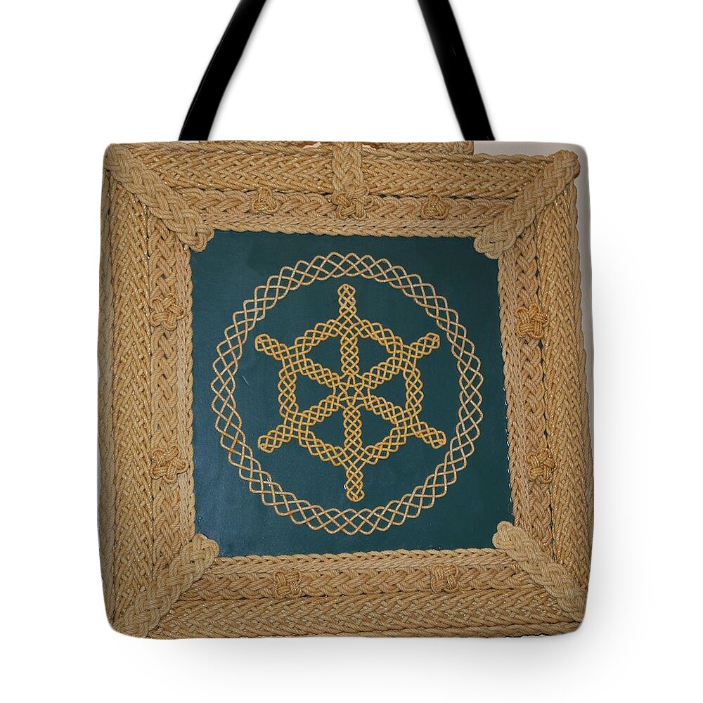 Nautical Frame Tote Bag featuring the photograph Nautical Frame #2 by George Katechis