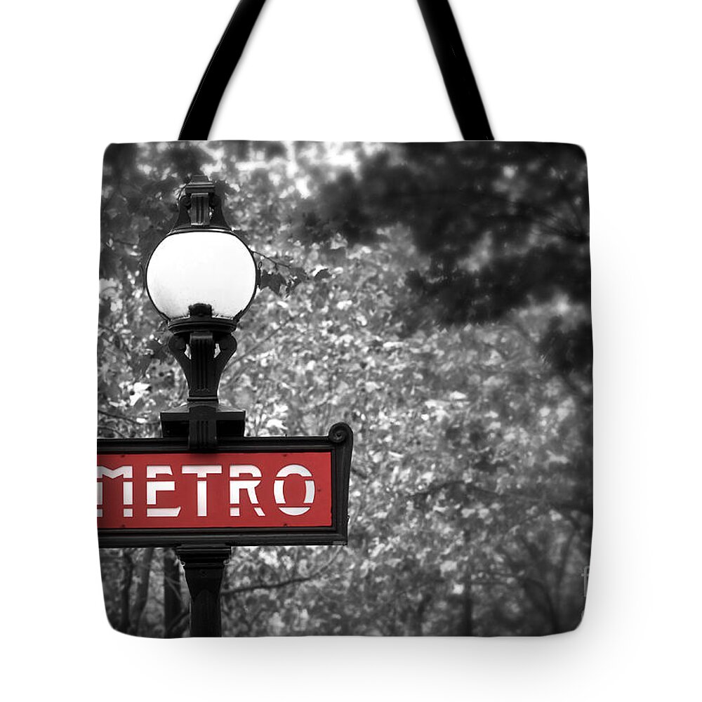 Architecture Tote Bag featuring the photograph Paris metro #1 by Elena Elisseeva