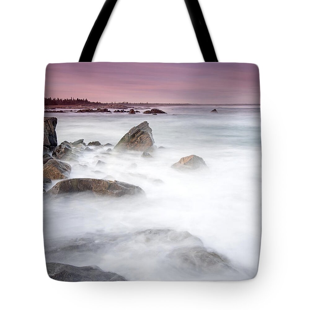 Feb0514 Tote Bag featuring the photograph Rocky Coast Kejimkujik Np Nova Scotia #2 by Scott Leslie