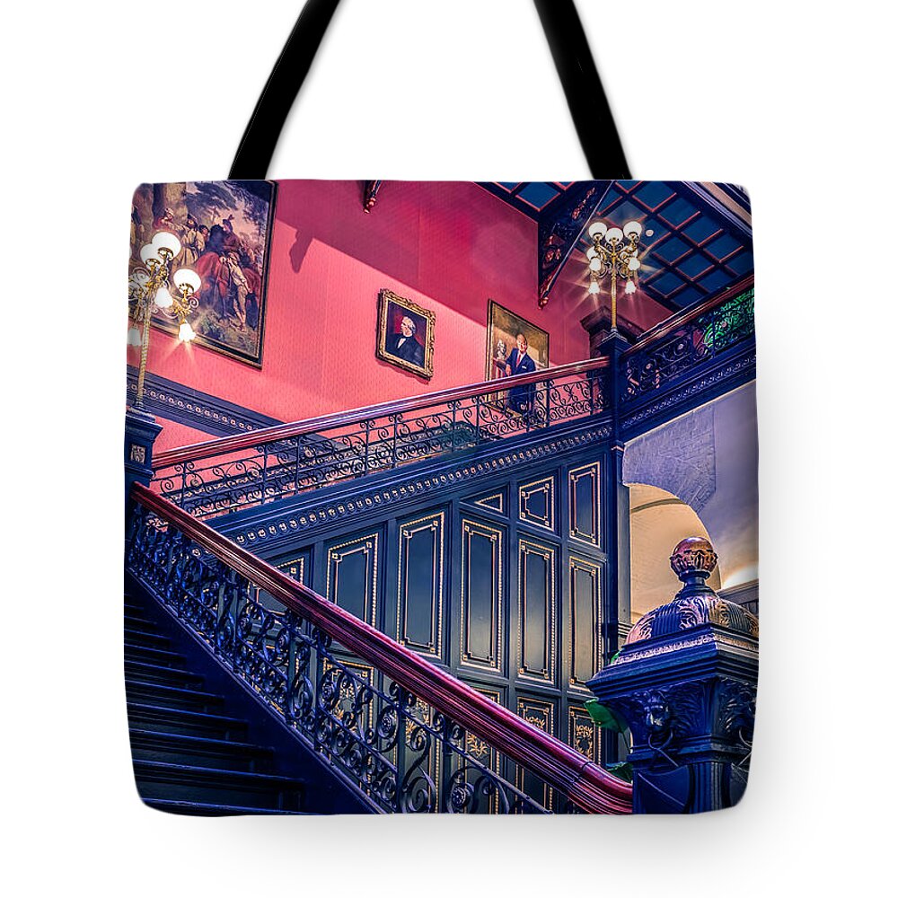 Interior Tote Bag featuring the photograph SC State House #2 by Traveler's Pics