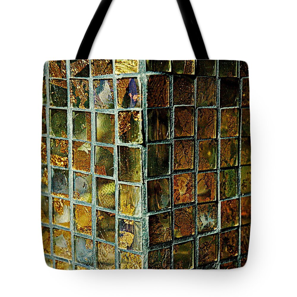 Mosaic Tote Bag featuring the photograph 2 Sides To The Question by Bruce Carpenter
