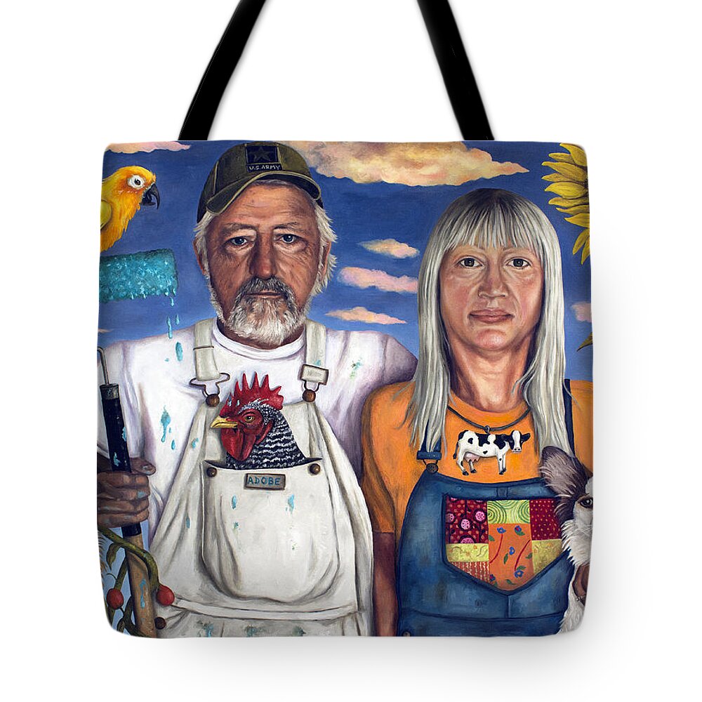 Chihuahua Tote Bag featuring the painting Sunday Morning #2 by Leah Saulnier The Painting Maniac