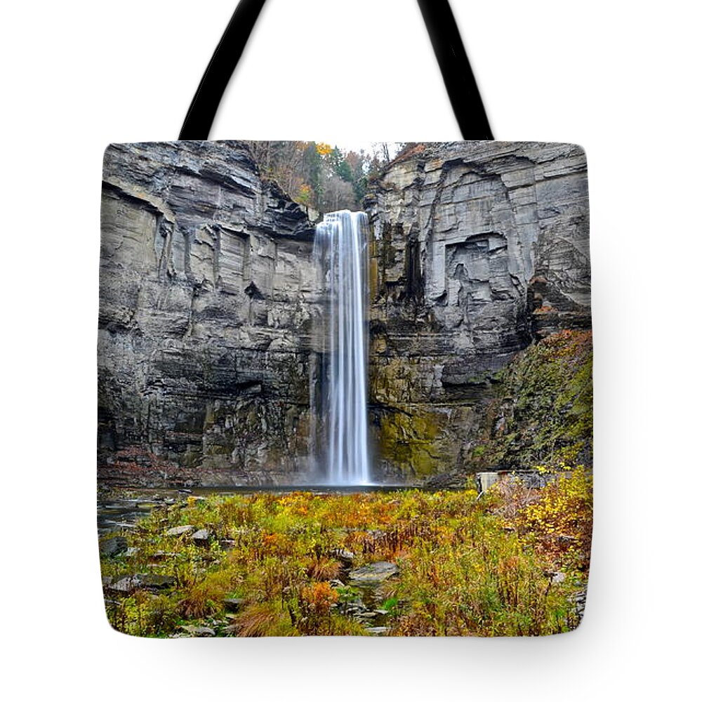 Taughannock Tote Bag featuring the photograph Taughannock Falls #2 by Frozen in Time Fine Art Photography