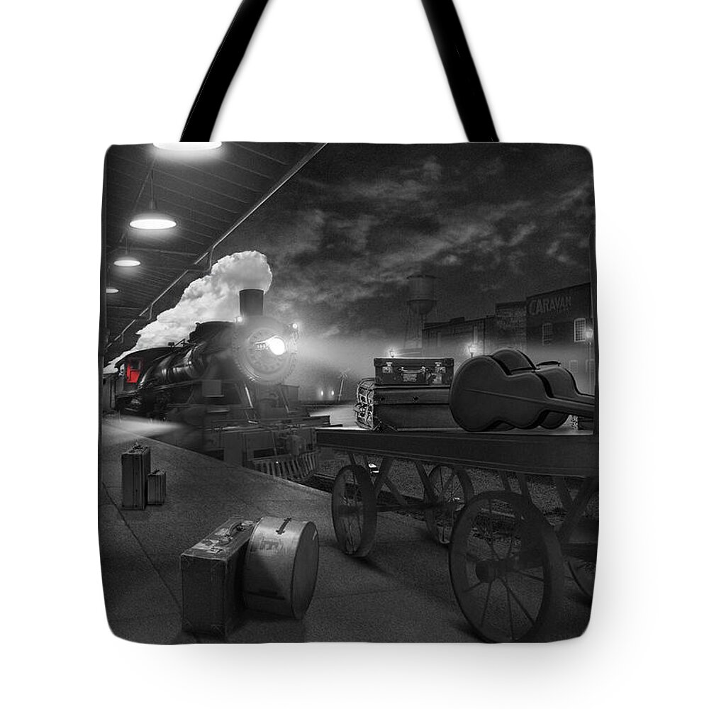 Transportation Tote Bag featuring the photograph The Station by Mike McGlothlen