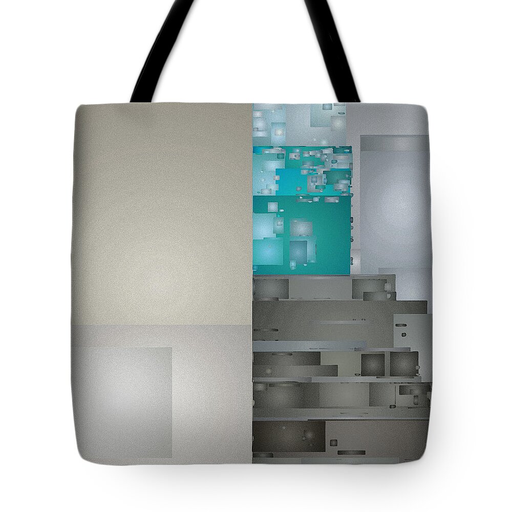 Digital Tote Bag featuring the digital art Untitled #1 by David Hansen