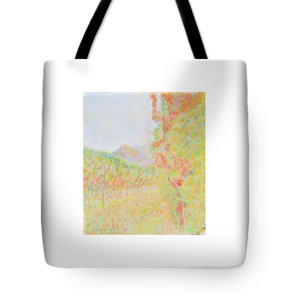 Impressionism Tote Bag featuring the painting California Vineyard by Glenda Crigger