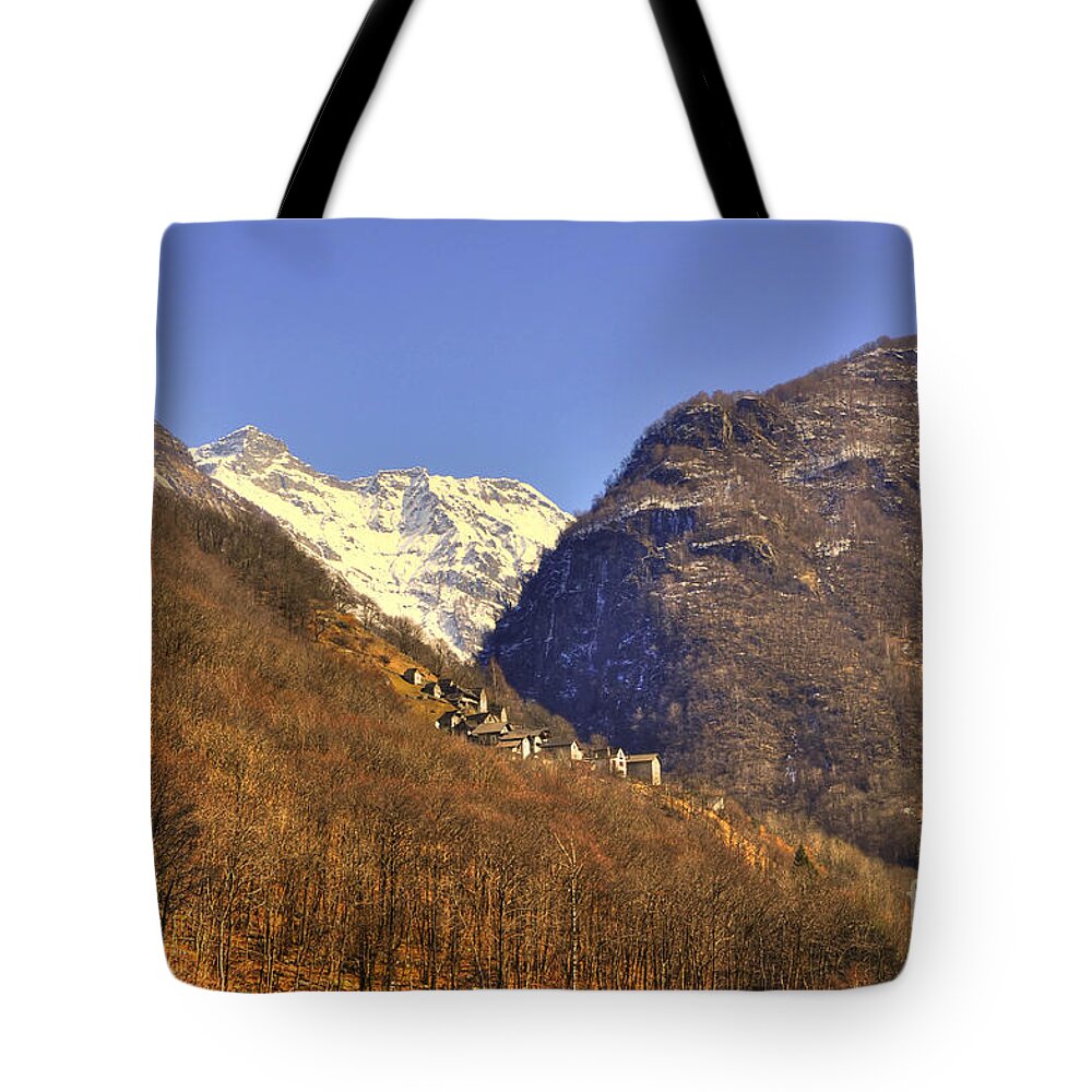 Alpine Village Tote Bag featuring the photograph Alpine village #20 by Mats Silvan