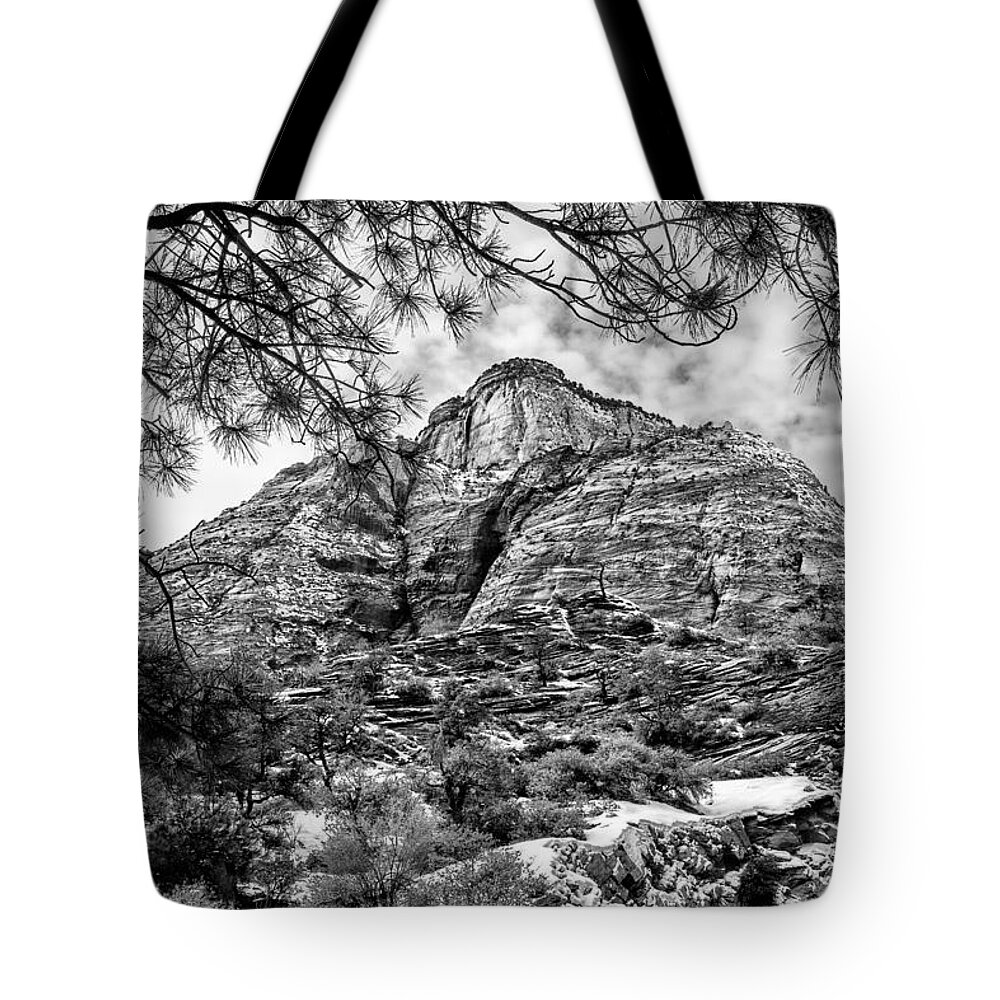 Mountain Tote Bag featuring the photograph 20100101-dsc05481-2 by Christopher Holmes