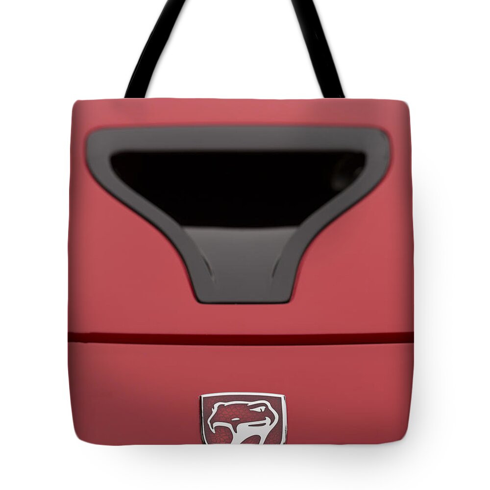 Dodge Tote Bag featuring the photograph 2013 Dodge Viper Intake by Scott Campbell
