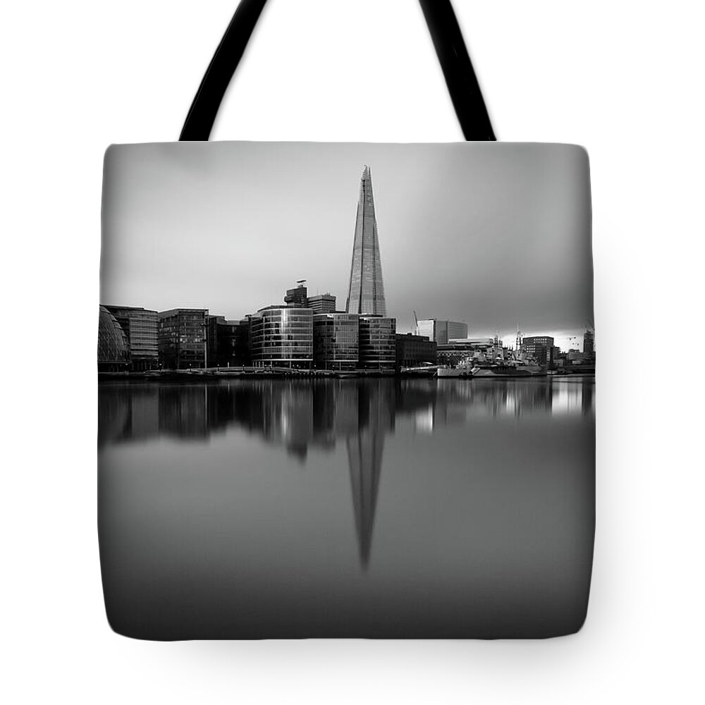 Gla Building Tote Bag featuring the photograph 21st Century London by © Chaitanya Deshpande
