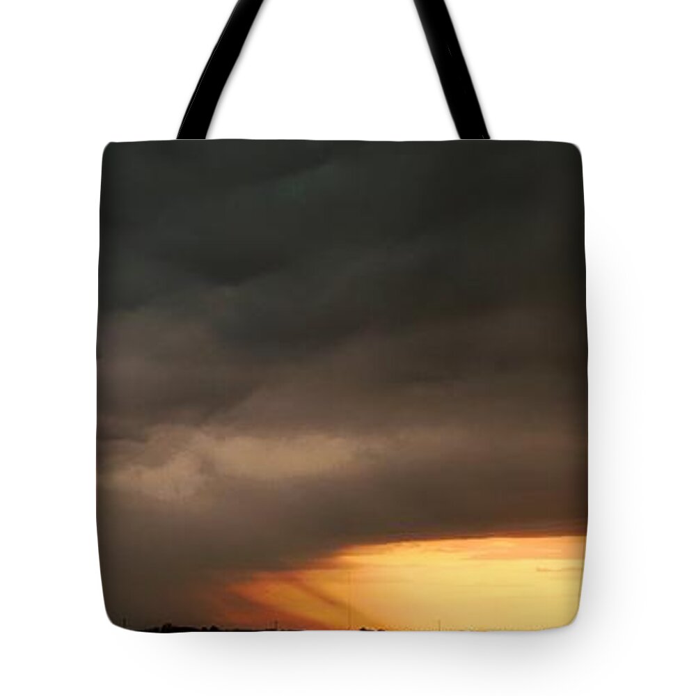 Stormscape Tote Bag featuring the photograph Let the Storm Season Begin #10 by NebraskaSC