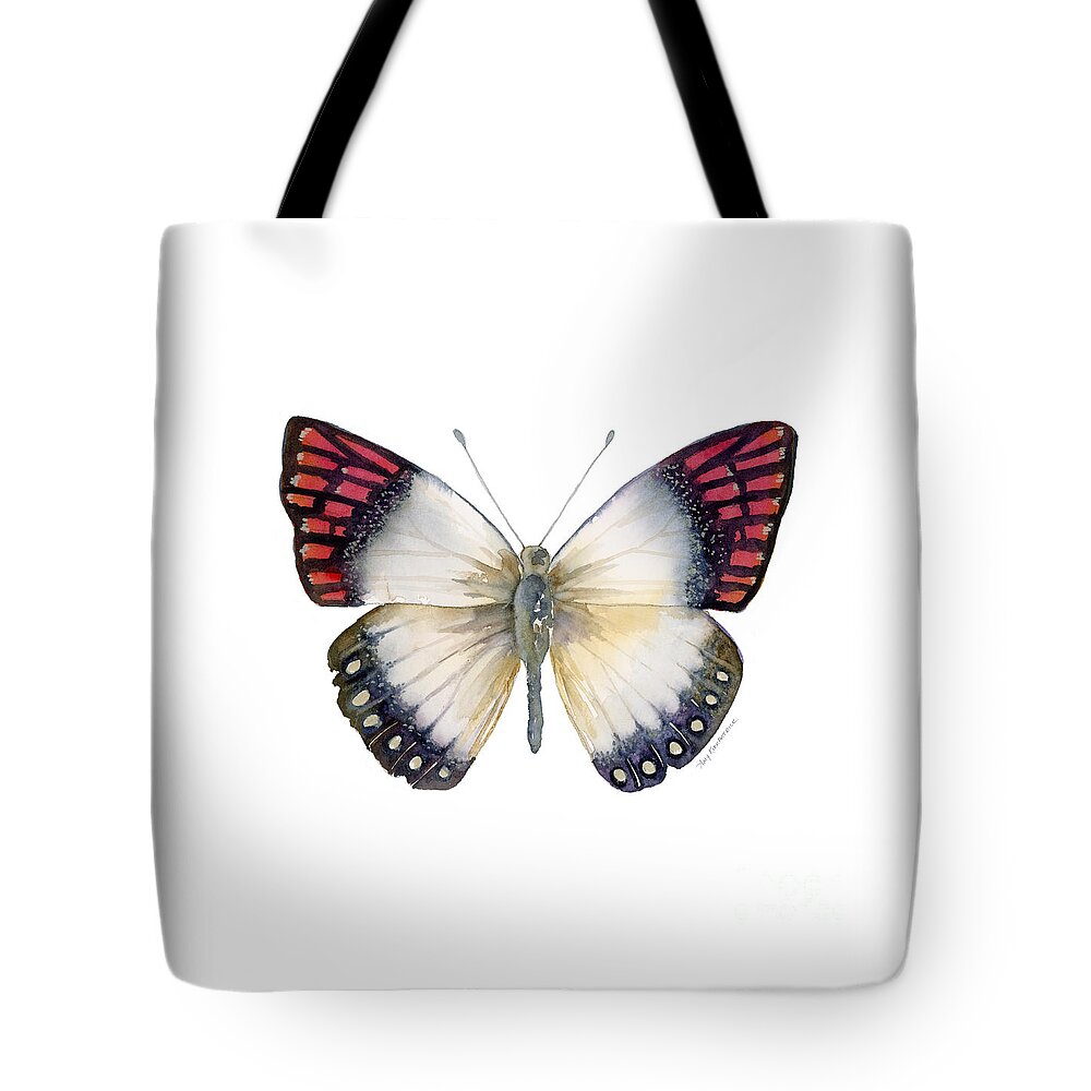 Magenta Tote Bag featuring the painting 27 Magenta Tip Butterfly by Amy Kirkpatrick