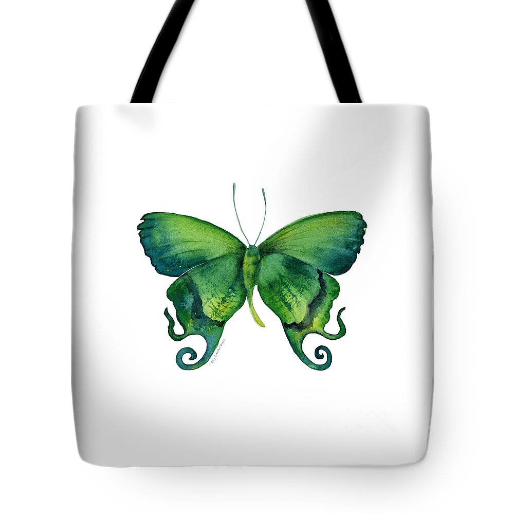 Arcas Tote Bag featuring the painting 29 Arcas Butterfly by Amy Kirkpatrick