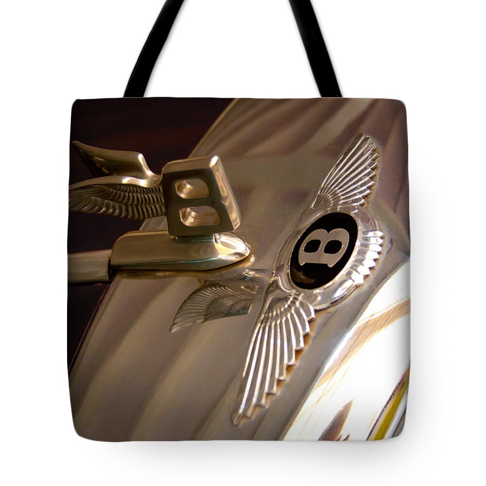 56 Tote Bag featuring the photograph 1956 Bentley S1 by David Patterson