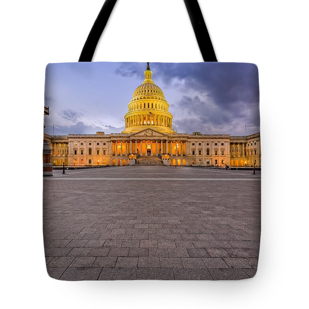 America Tote Bag featuring the photograph Capitol Building #3 by Peter Lakomy
