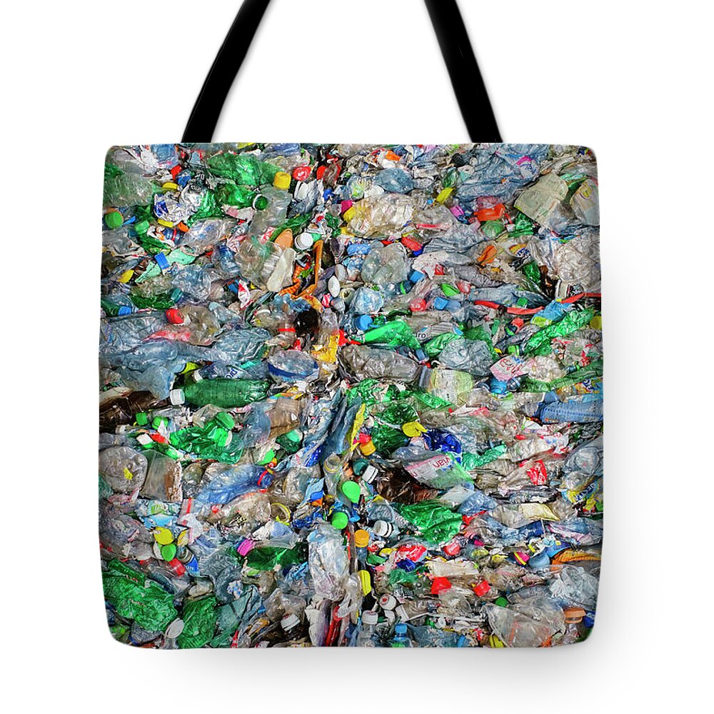 Crushed Plastic Bottles For Recycling Tote Bag by Jason Langley - Fine Art  America