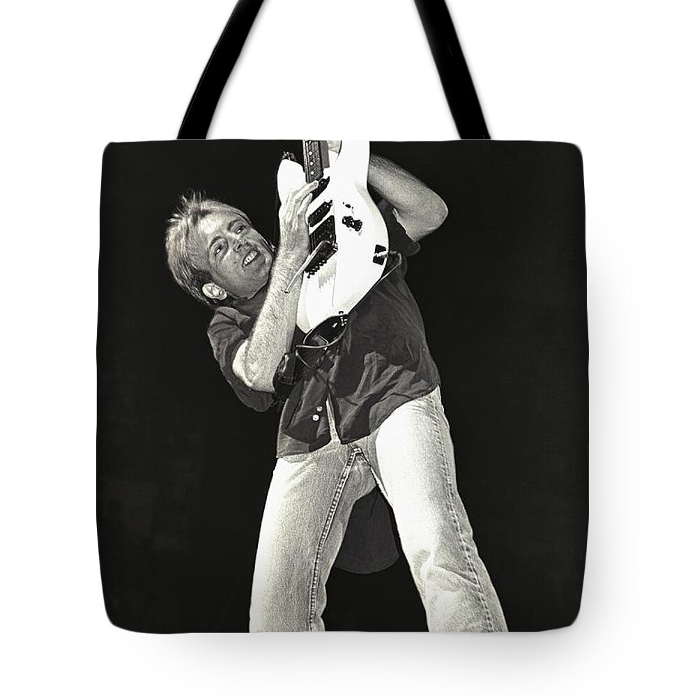 Def Leppard Tote Bag featuring the photograph Def Leppard #3 by Concert Photos