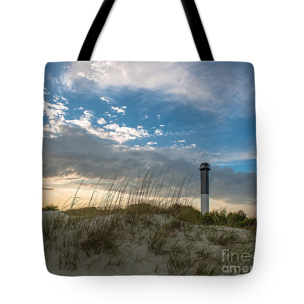 Lighthouse Tote Bag featuring the photograph SC Lighthouse View by Dale Powell