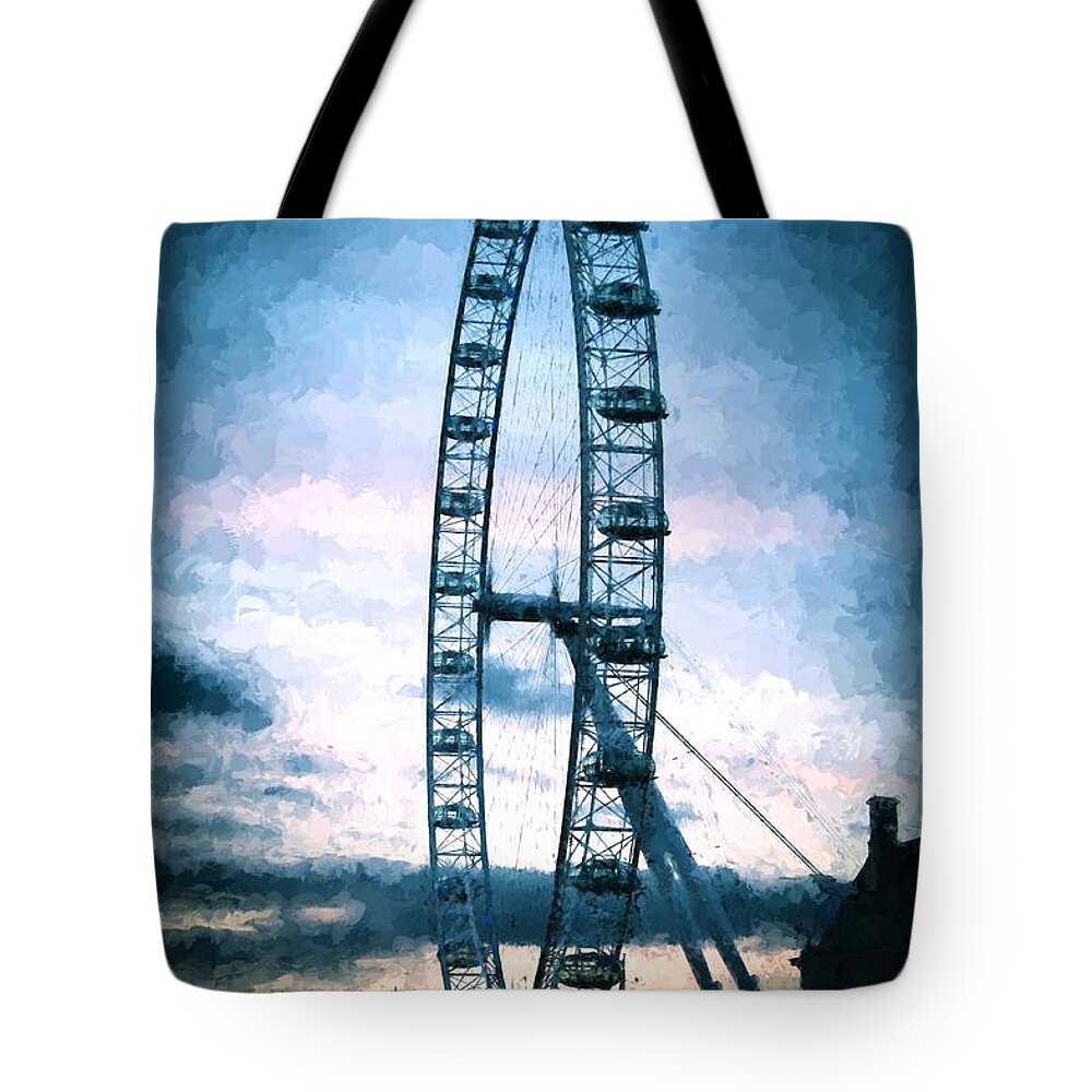 London Tote Bag featuring the photograph London Eye #3 by Bill Howard