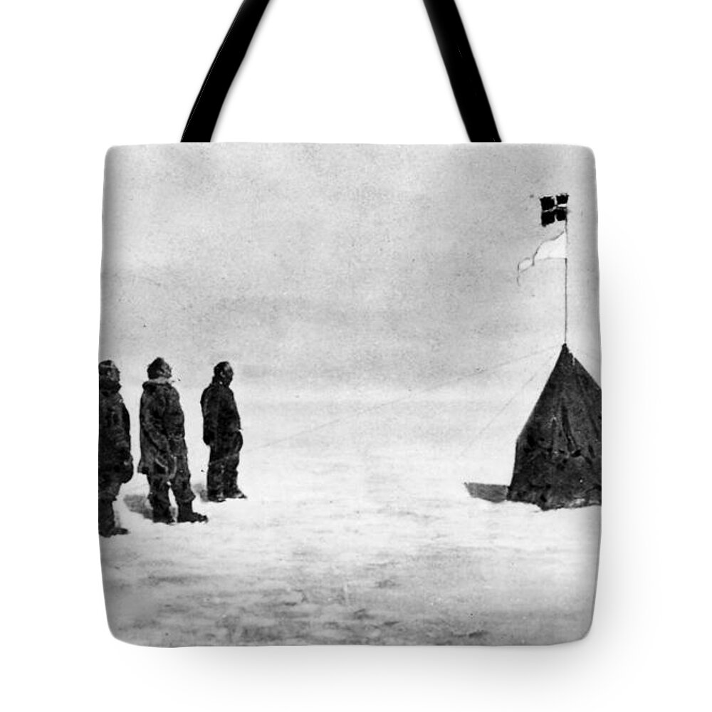 1911 Tote Bag featuring the photograph Roald Amundsen by Granger