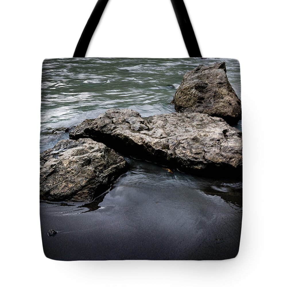 Alaska Tote Bag featuring the photograph Rocks in the River #3 by Andrew Matwijec