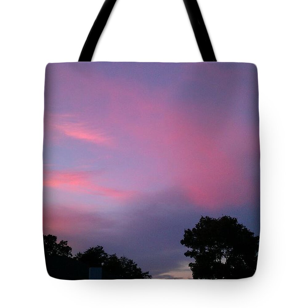 Sunset Tote Bag featuring the photograph Sky Awash with Color #3 by Kenny Glover
