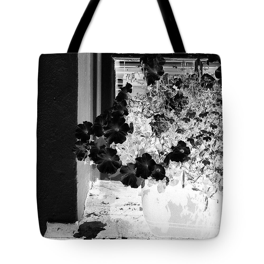 Beautiful Tote Bag featuring the photograph Flowers in Negative by Jason Roust