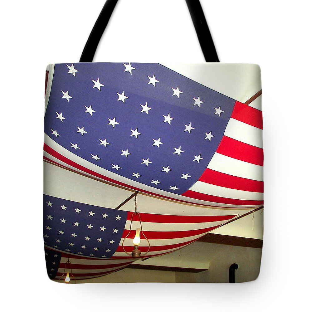 American Tote Bag featuring the photograph 35 Stars by Pamela Hyde Wilson