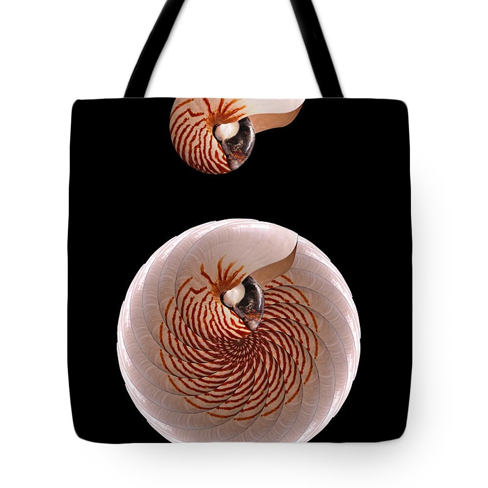 Nautilus Tote Bag featuring the photograph 3656 by Peter Holme III