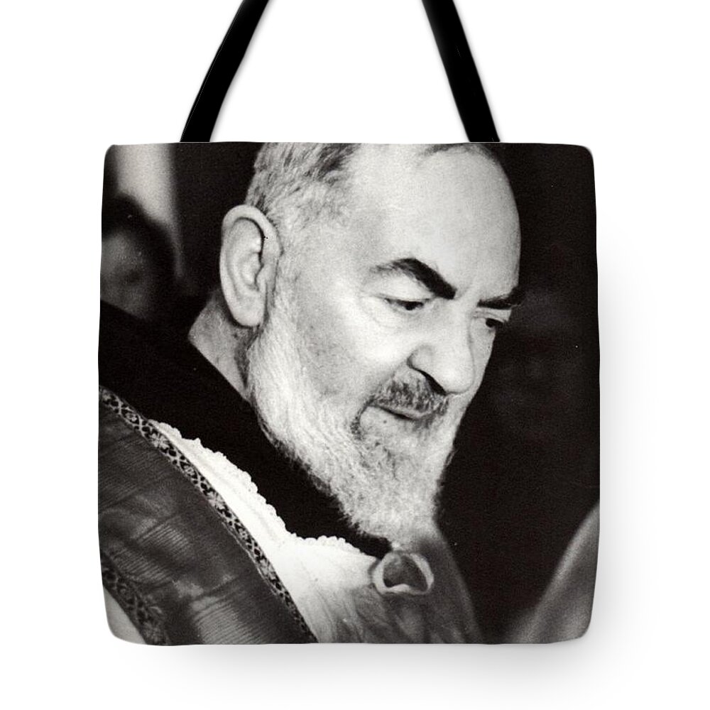 Father Tote Bag featuring the photograph Padre Pio #38 by Archangelus Gallery