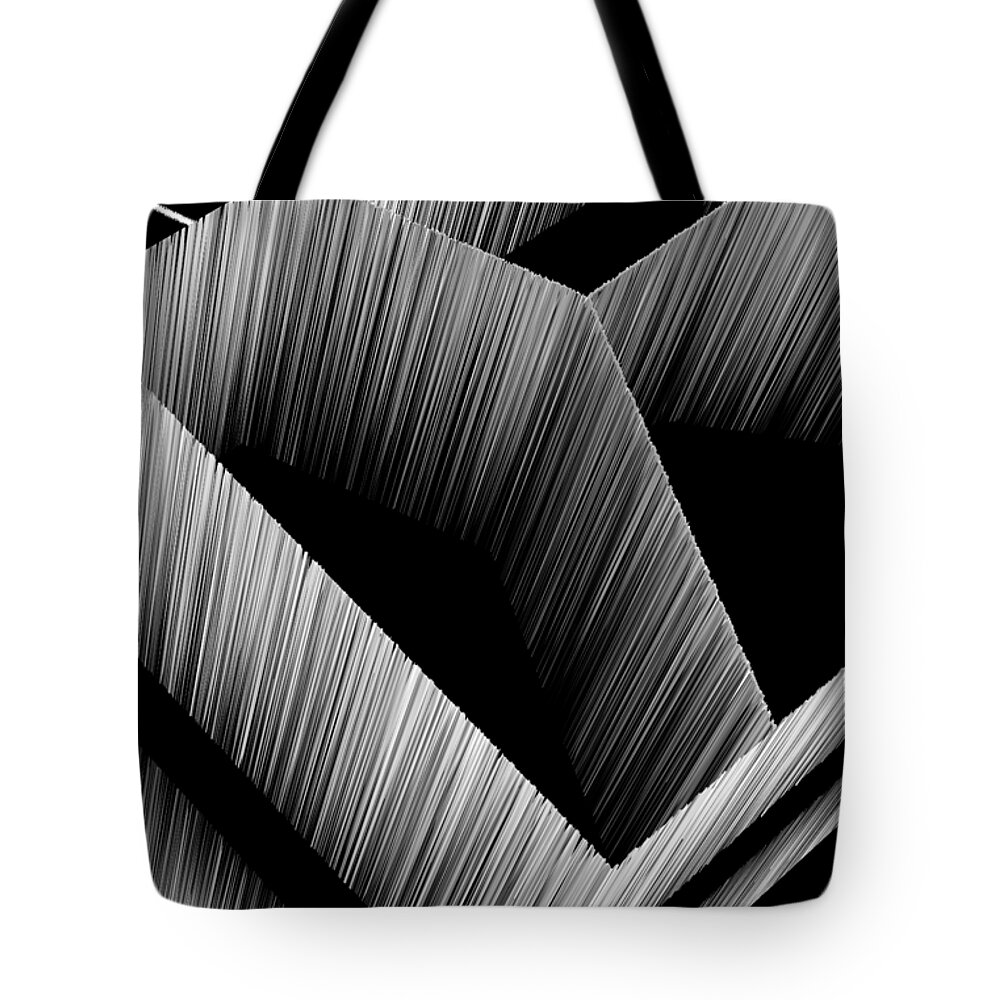 3d Tote Bag featuring the digital art 3D Abstract 15 by Angelina Tamez