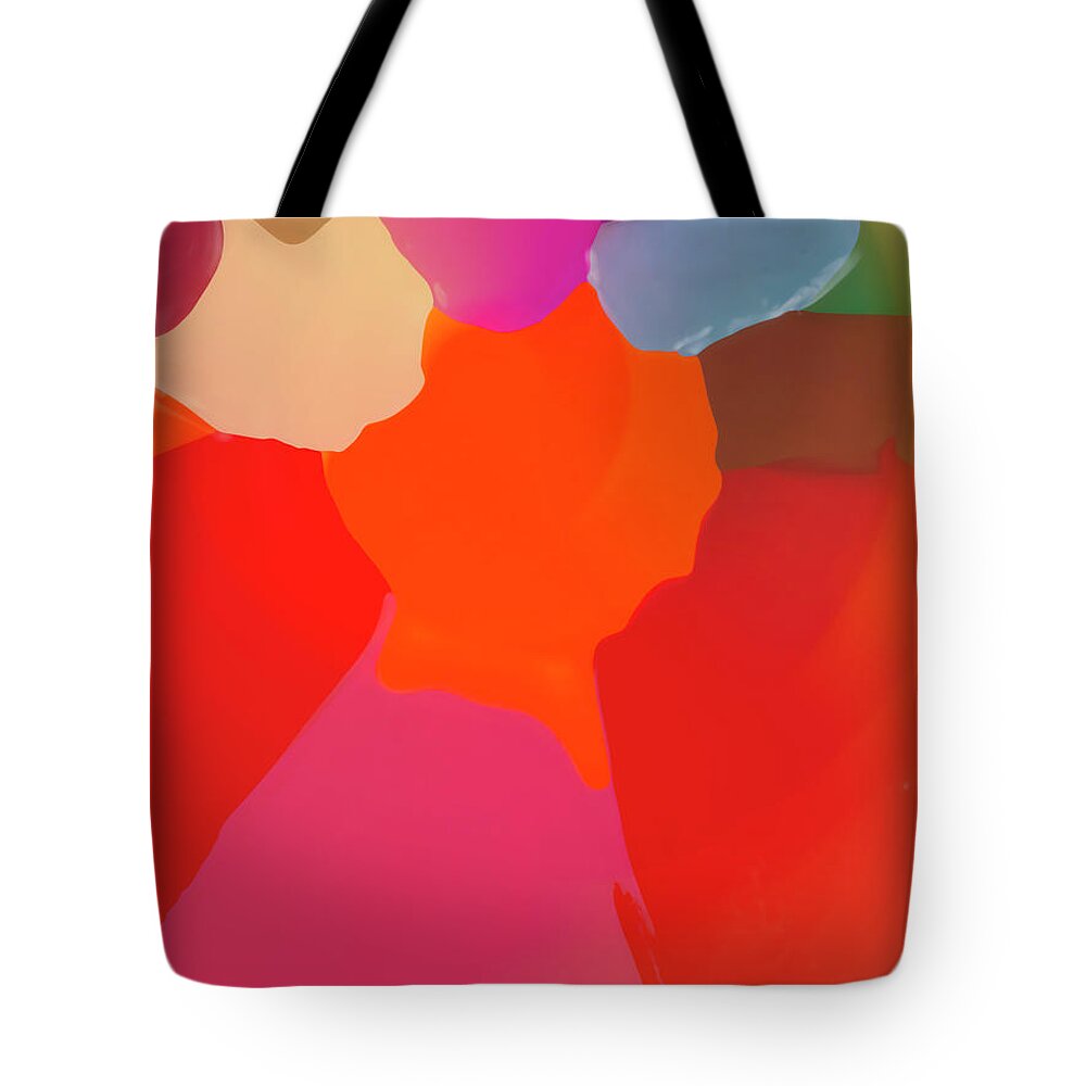 Art Tote Bag featuring the photograph Abstract Of The Color Paint #4 by Level1studio