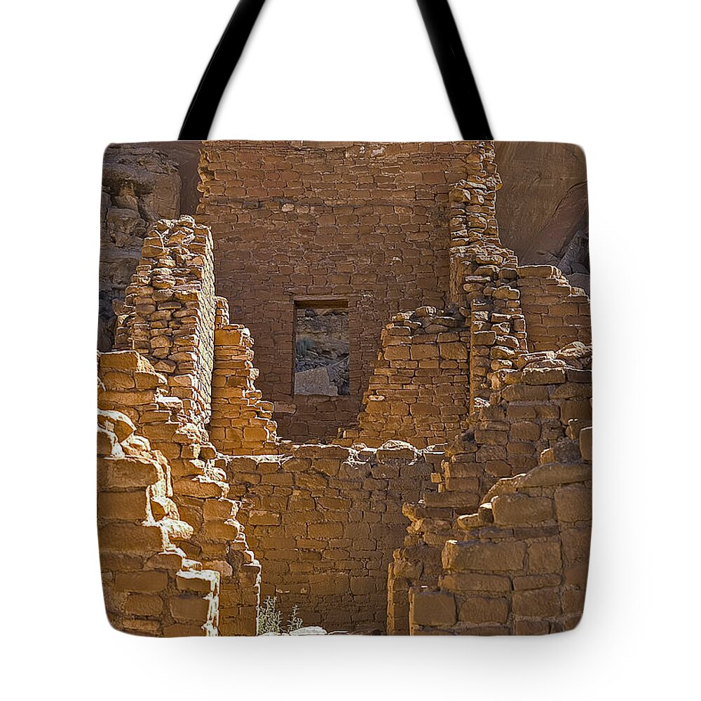Chaco Tote Bag featuring the photograph Chaco Canyon #4 by Steven Ralser